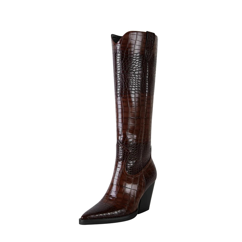 Bota Croco Salto Grosso