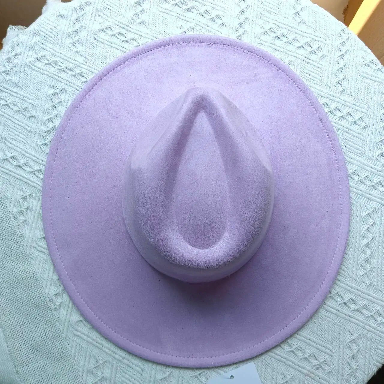 Chapéu Classic Fedora Suede Feminino