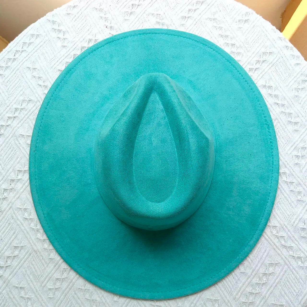 Chapéu Classic Fedora Suede Feminino