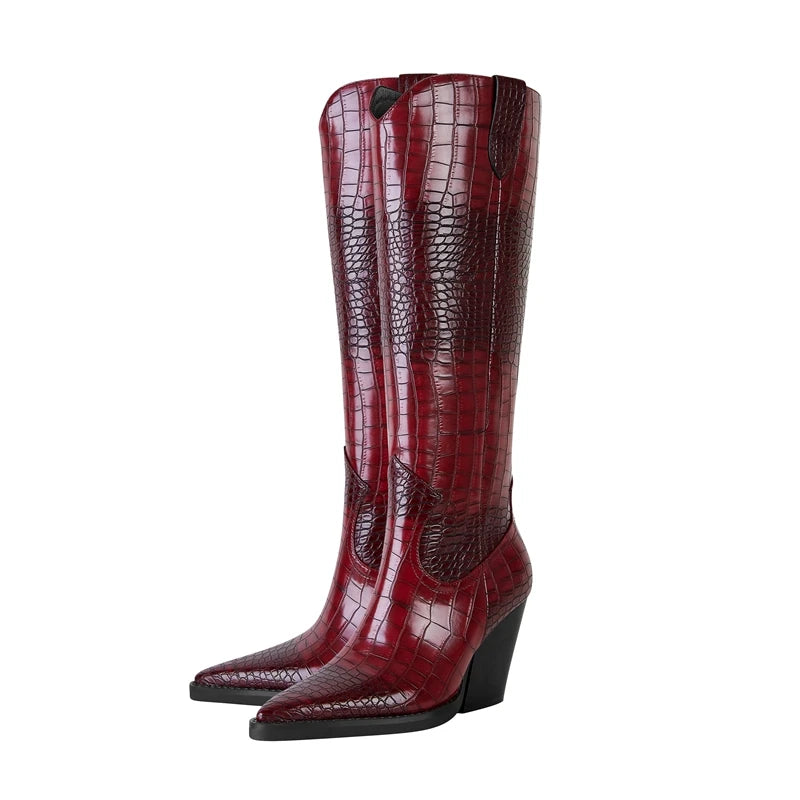 Bota Croco Salto Grosso