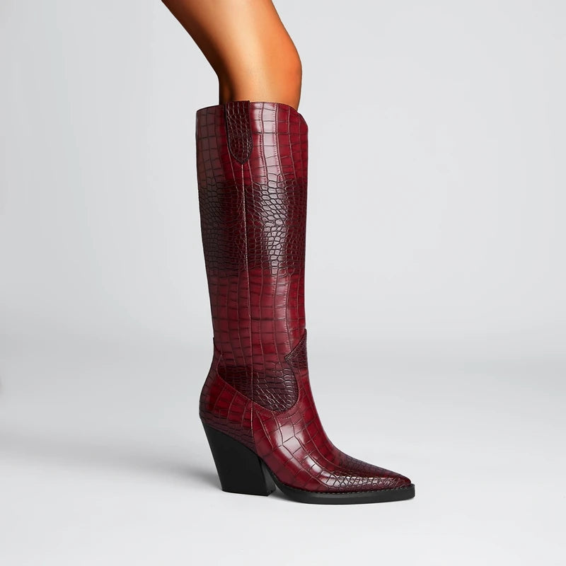 Bota Croco Salto Grosso