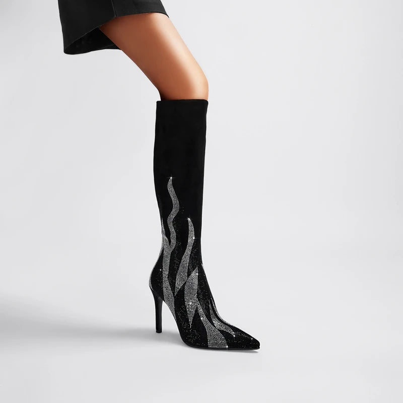 Bota Strass Raios