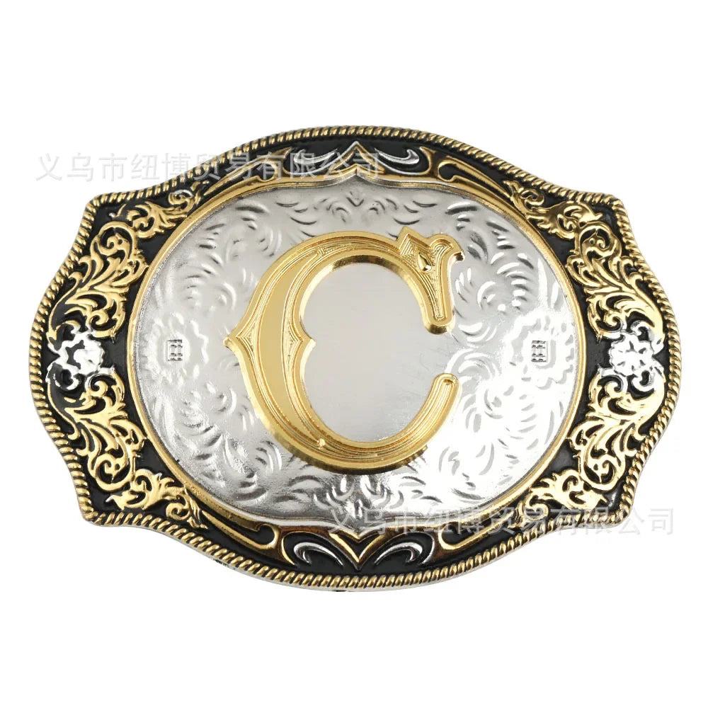 Fivela de Cinto de A a Z Letras