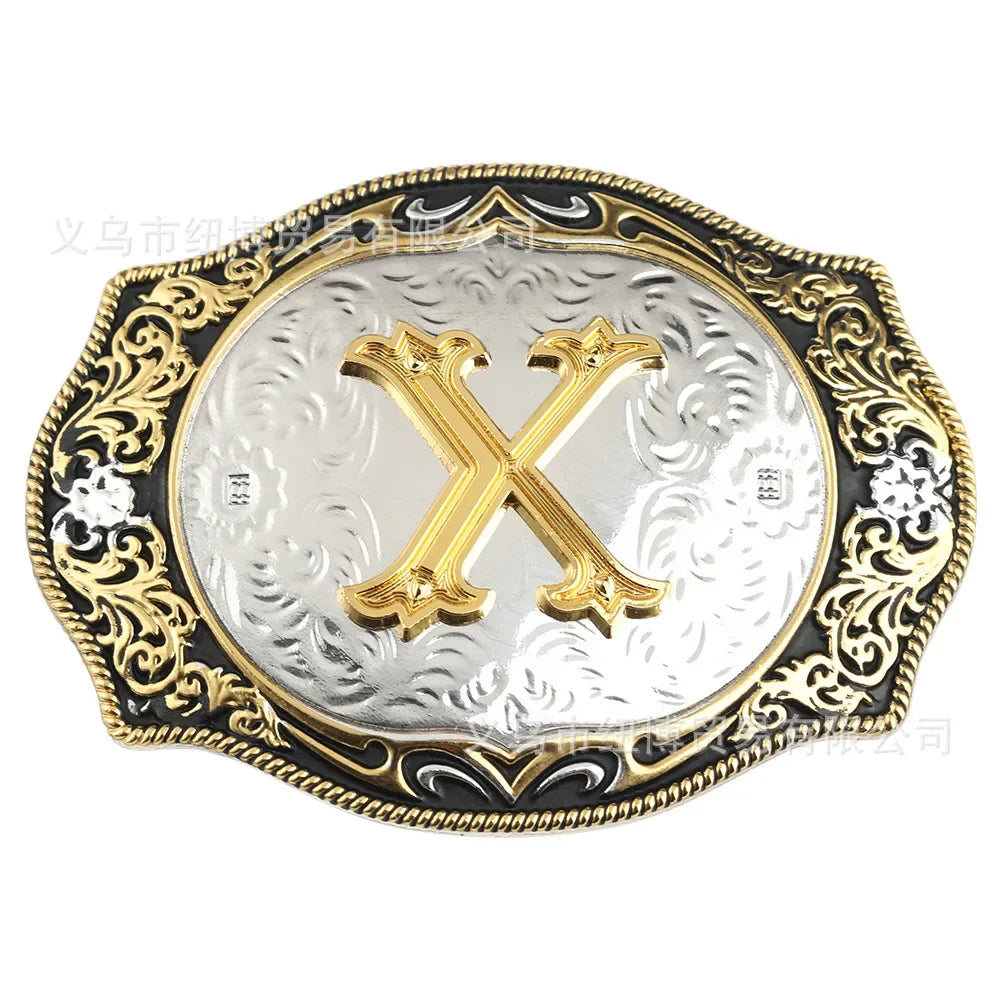 Fivela de Cinto de A a Z Letras