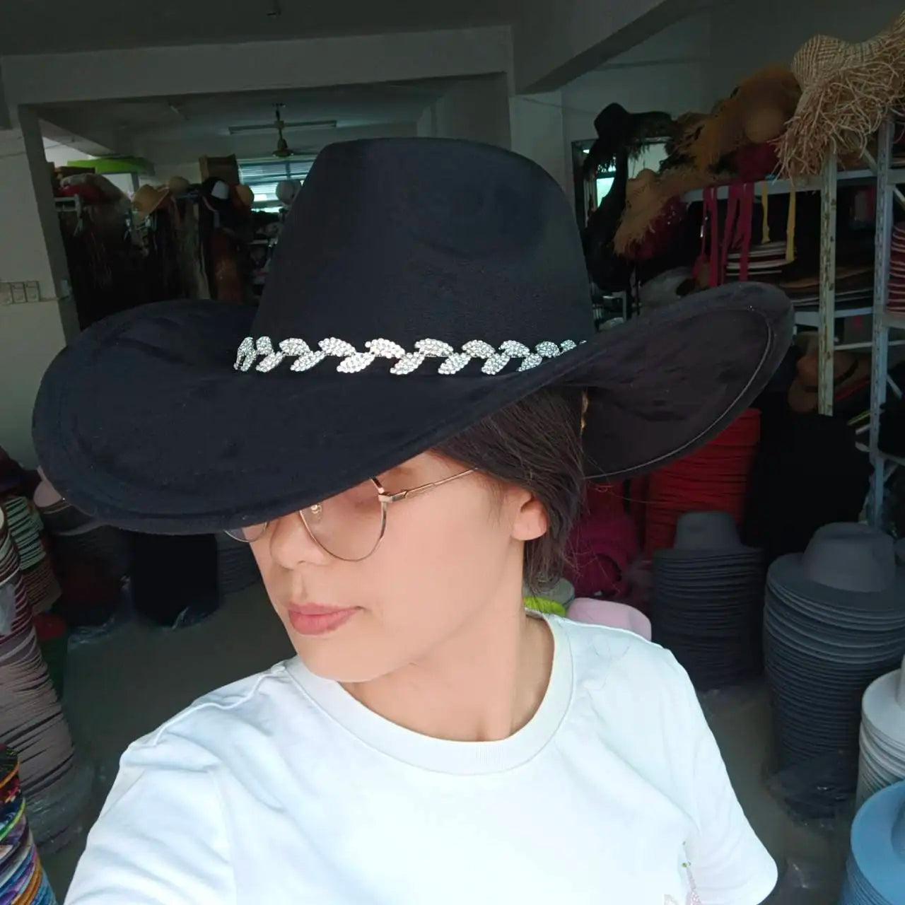 Chapéu Suede Western Wide