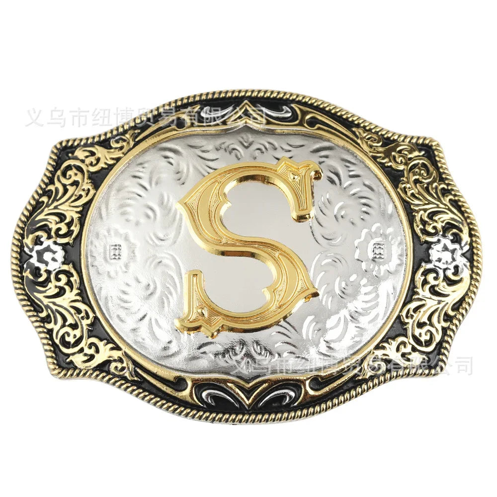 Fivela de Cinto de A a Z Letras