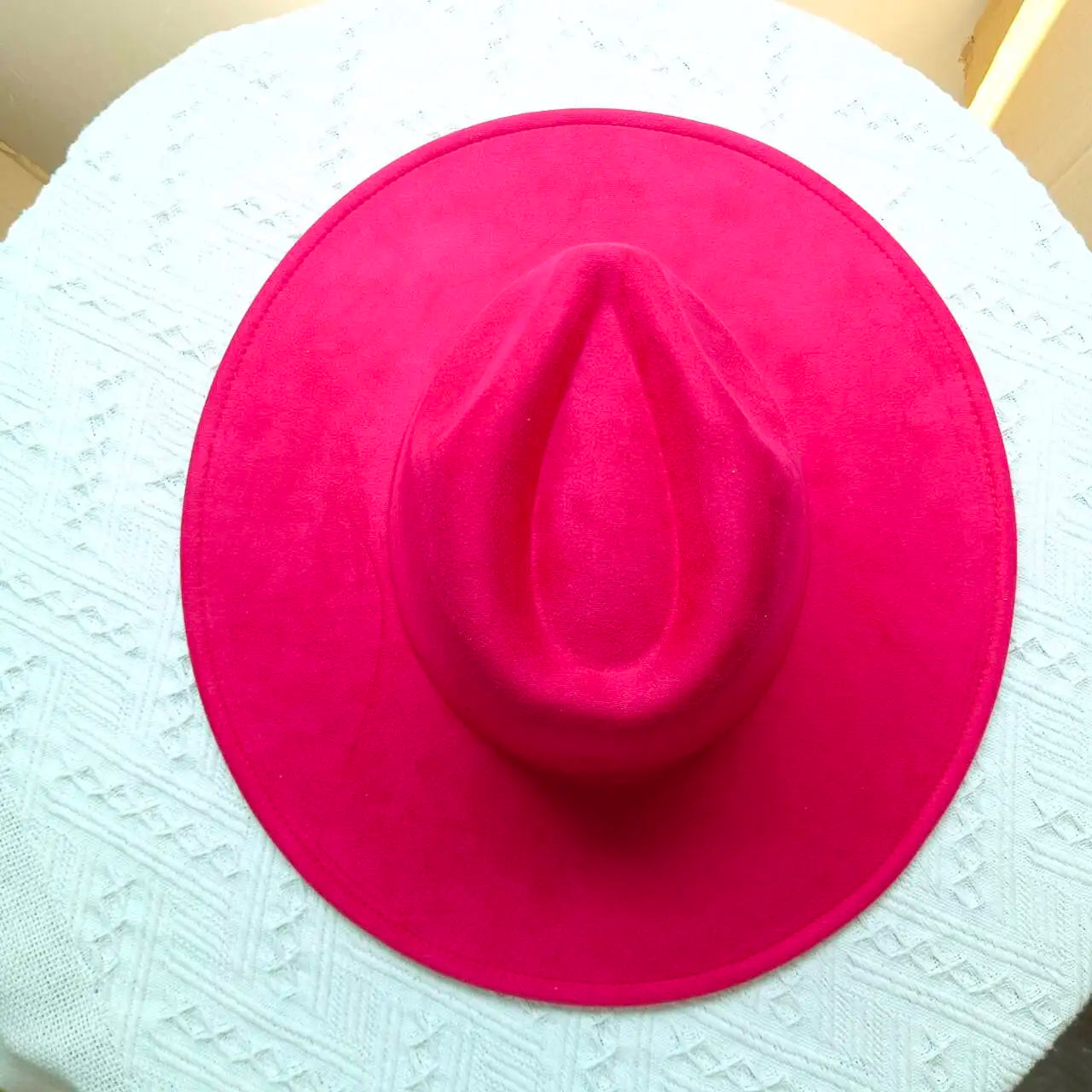 Chapéu Classic Fedora Suede Feminino