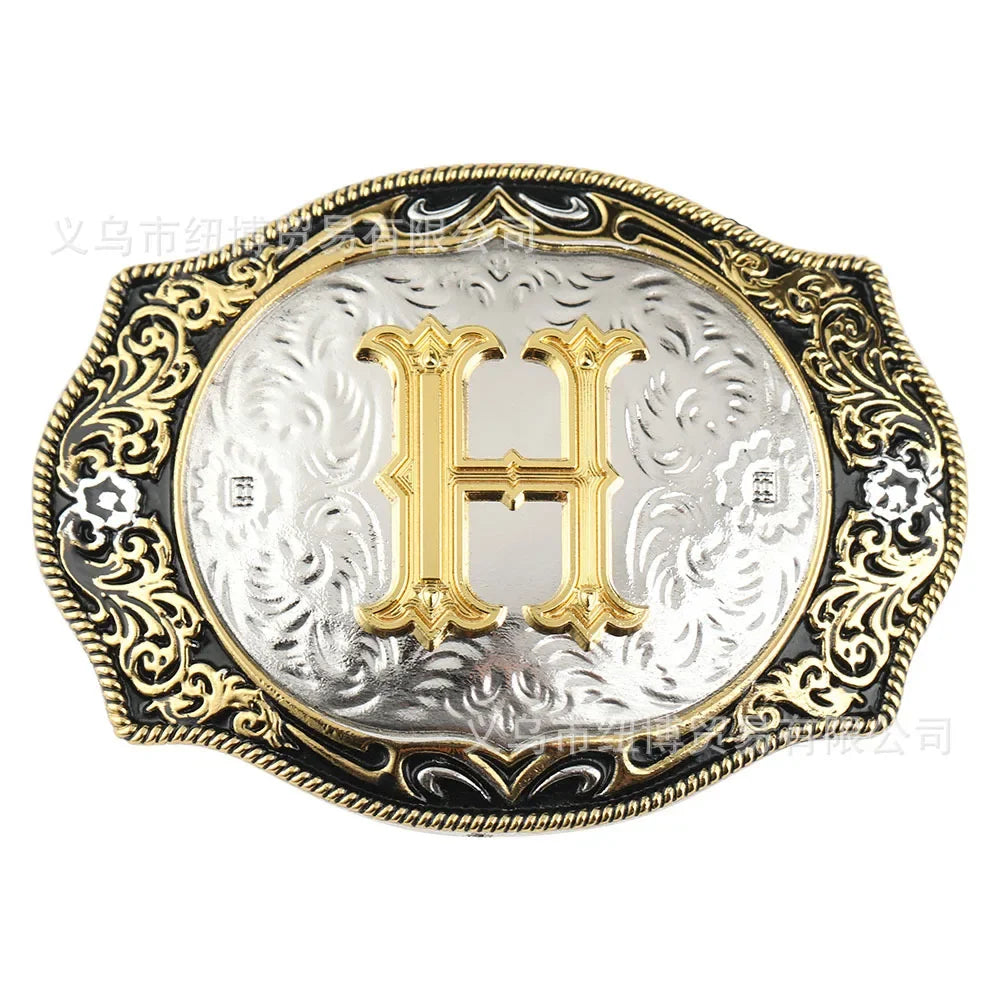 Fivela de Cinto de A a Z Letras