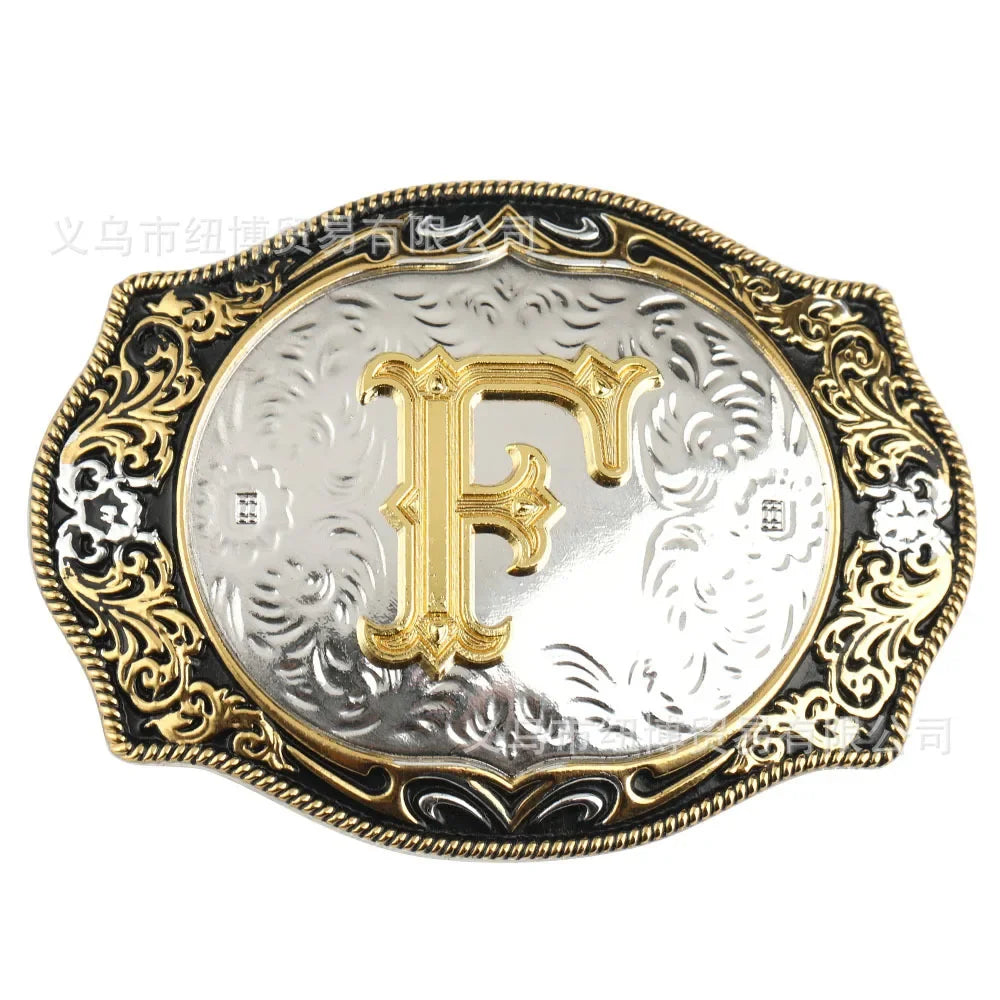 Fivela de Cinto de A a Z Letras