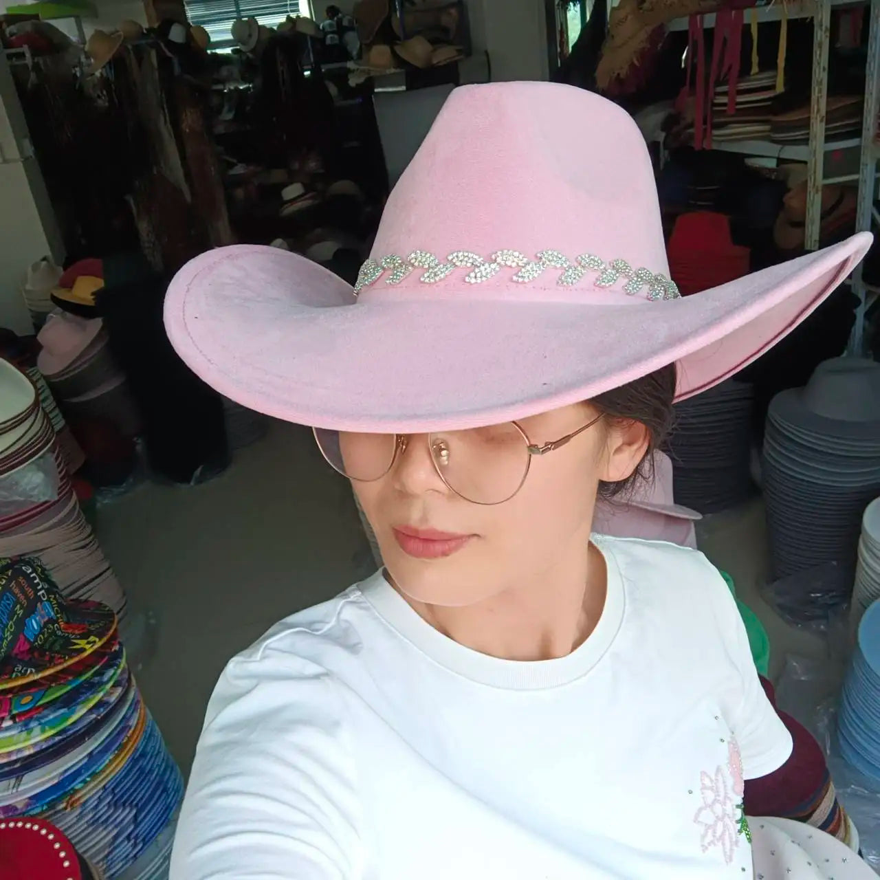 Chapéu Suede Western Wide