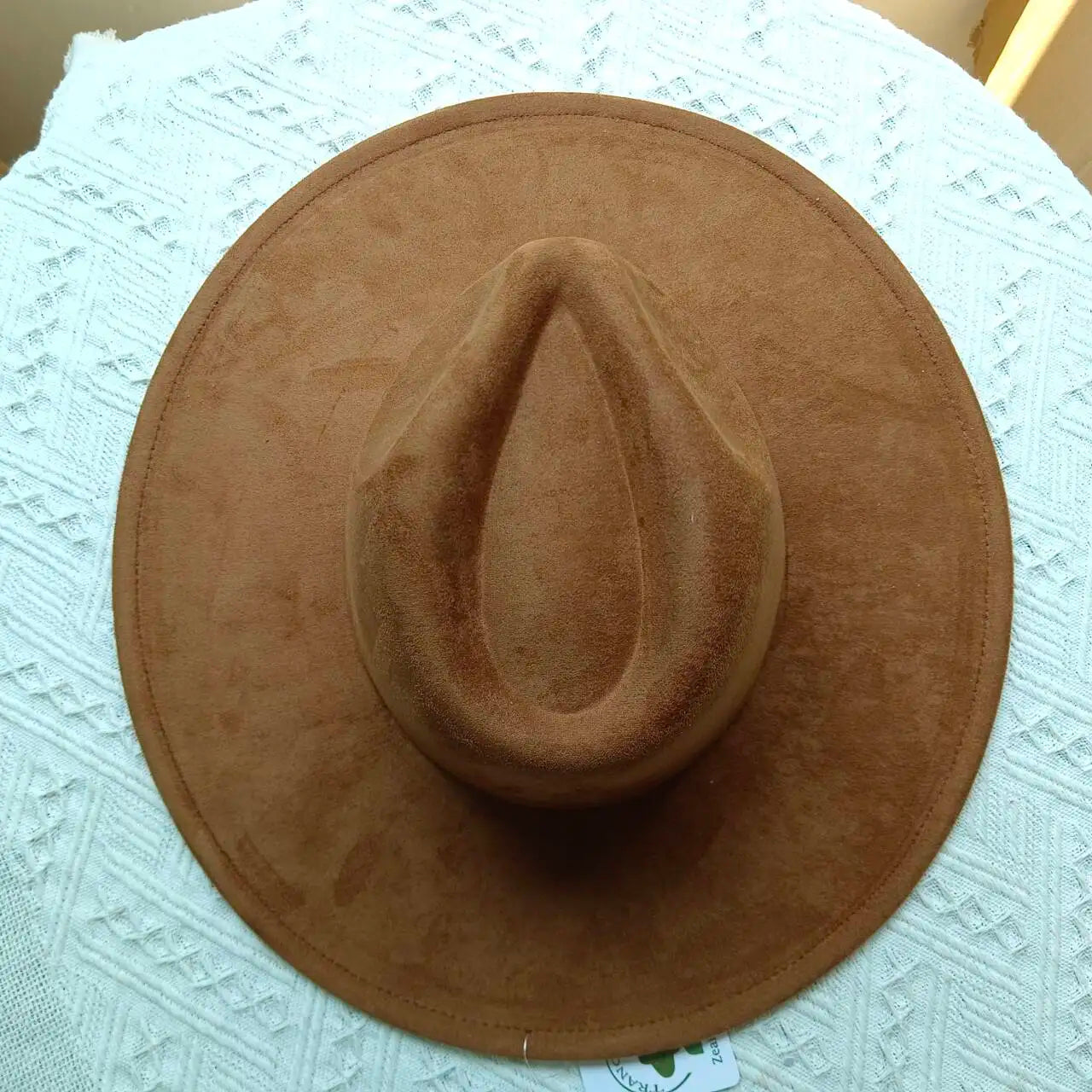 Chapéu Classic Fedora Suede Feminino
