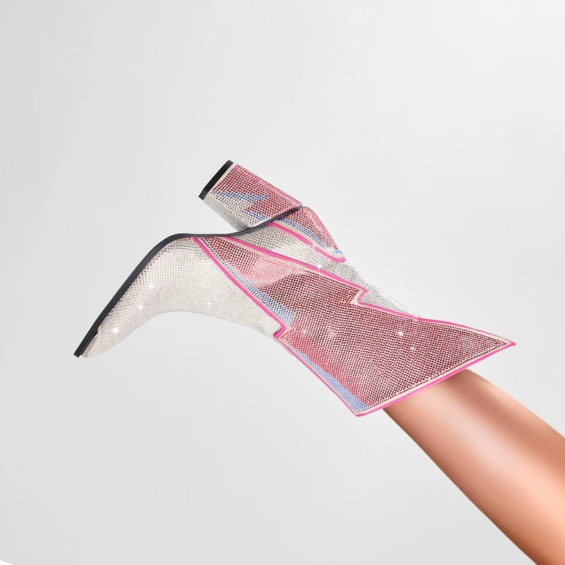 Bota Raio com Strass