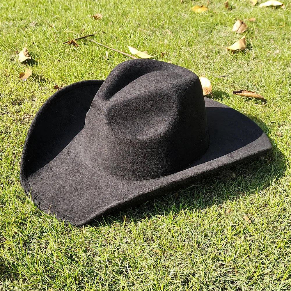 Chapéu Camurça Aba Larga Masculino