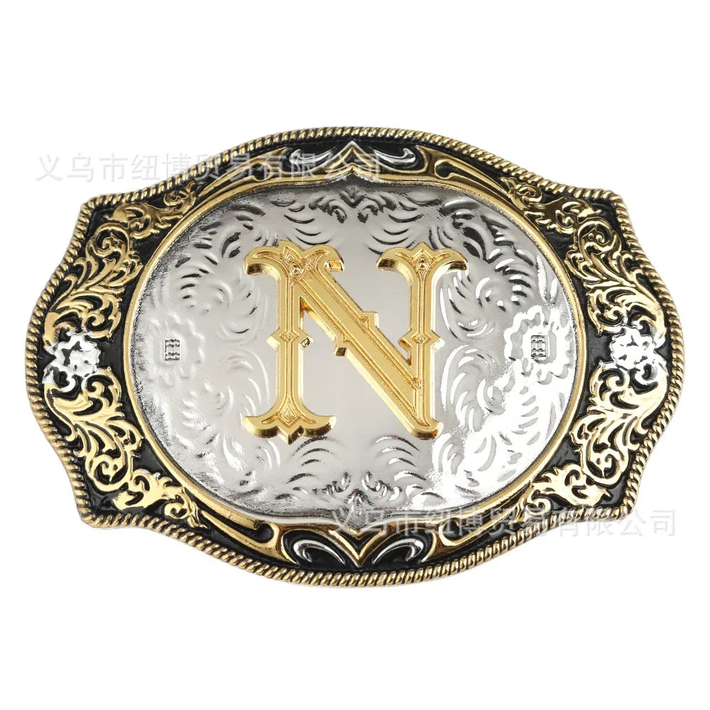 Fivela de Cinto de A a Z Letras