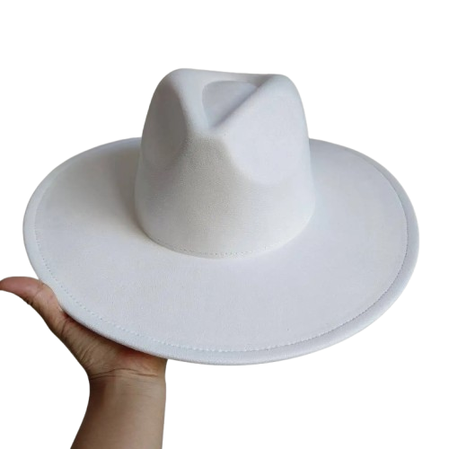 Chapéu Classic Fedora Suede Feminino