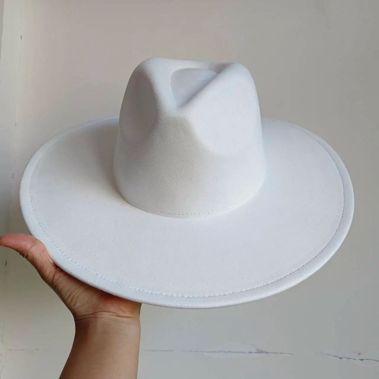 Chapéu Classic Fedora Suede Feminino