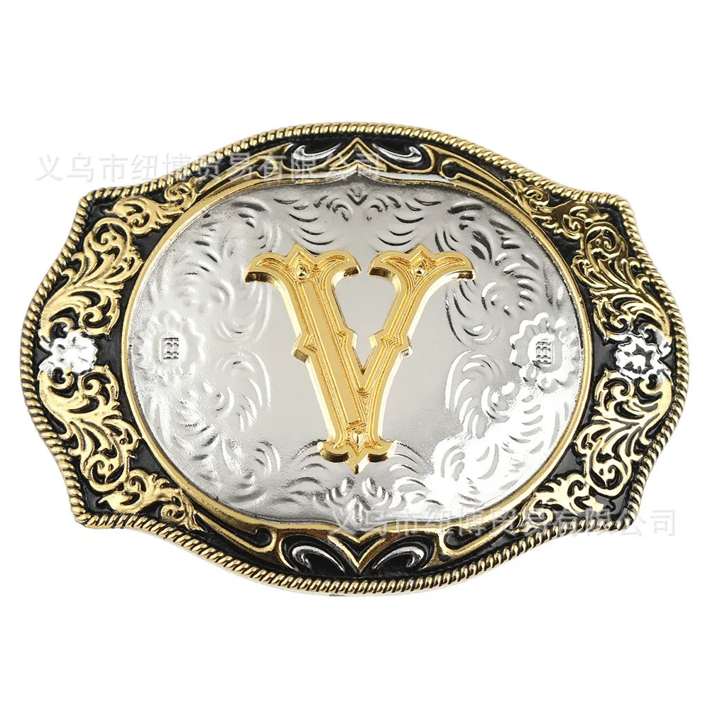 Fivela de Cinto de A a Z Letras