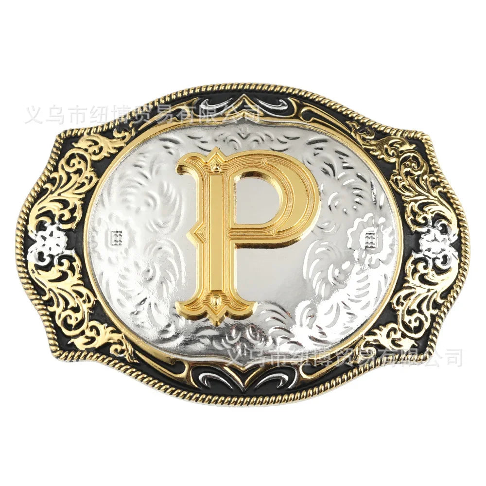 Fivela de Cinto de A a Z Letras