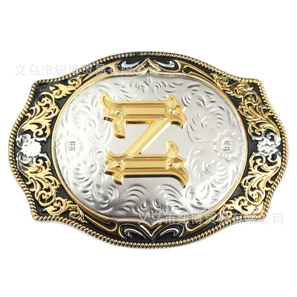 Fivela de Cinto de A a Z Letras