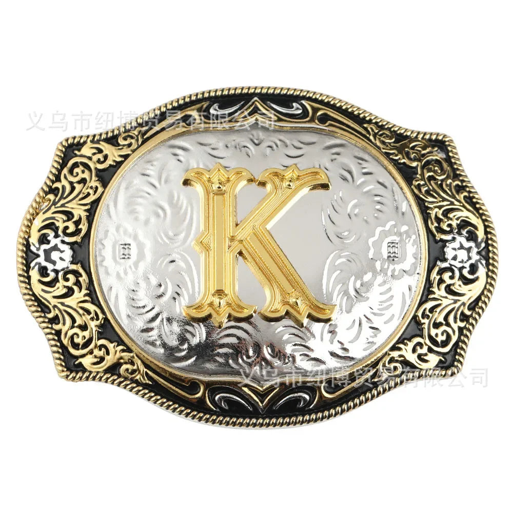 Fivela de Cinto de A a Z Letras