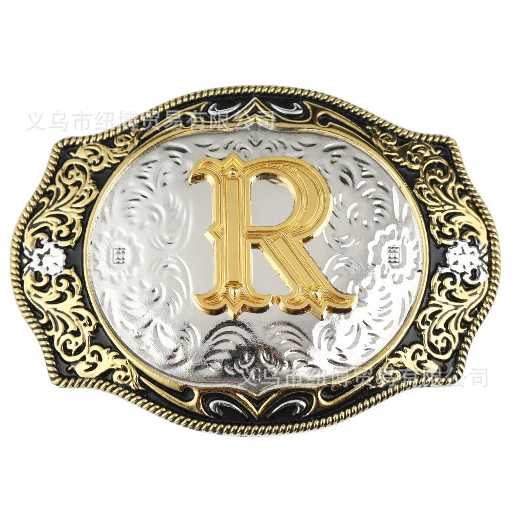 Fivela de Cinto de A a Z Letras