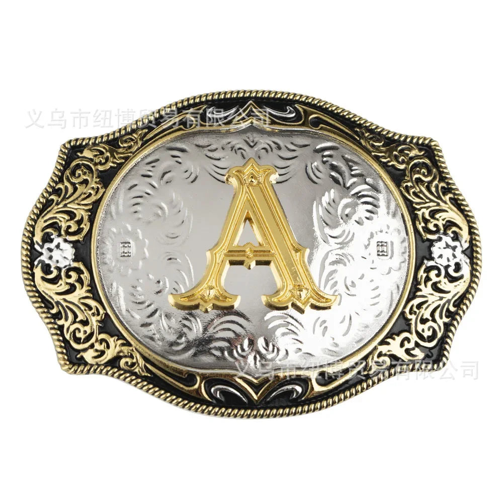 Fivela de Cinto de A a Z Letras