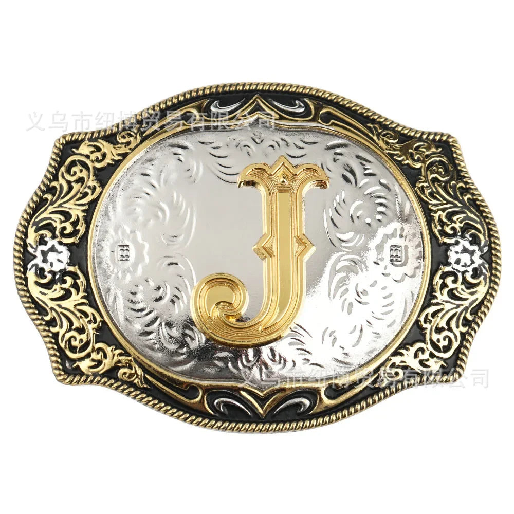 Fivela de Cinto de A a Z Letras