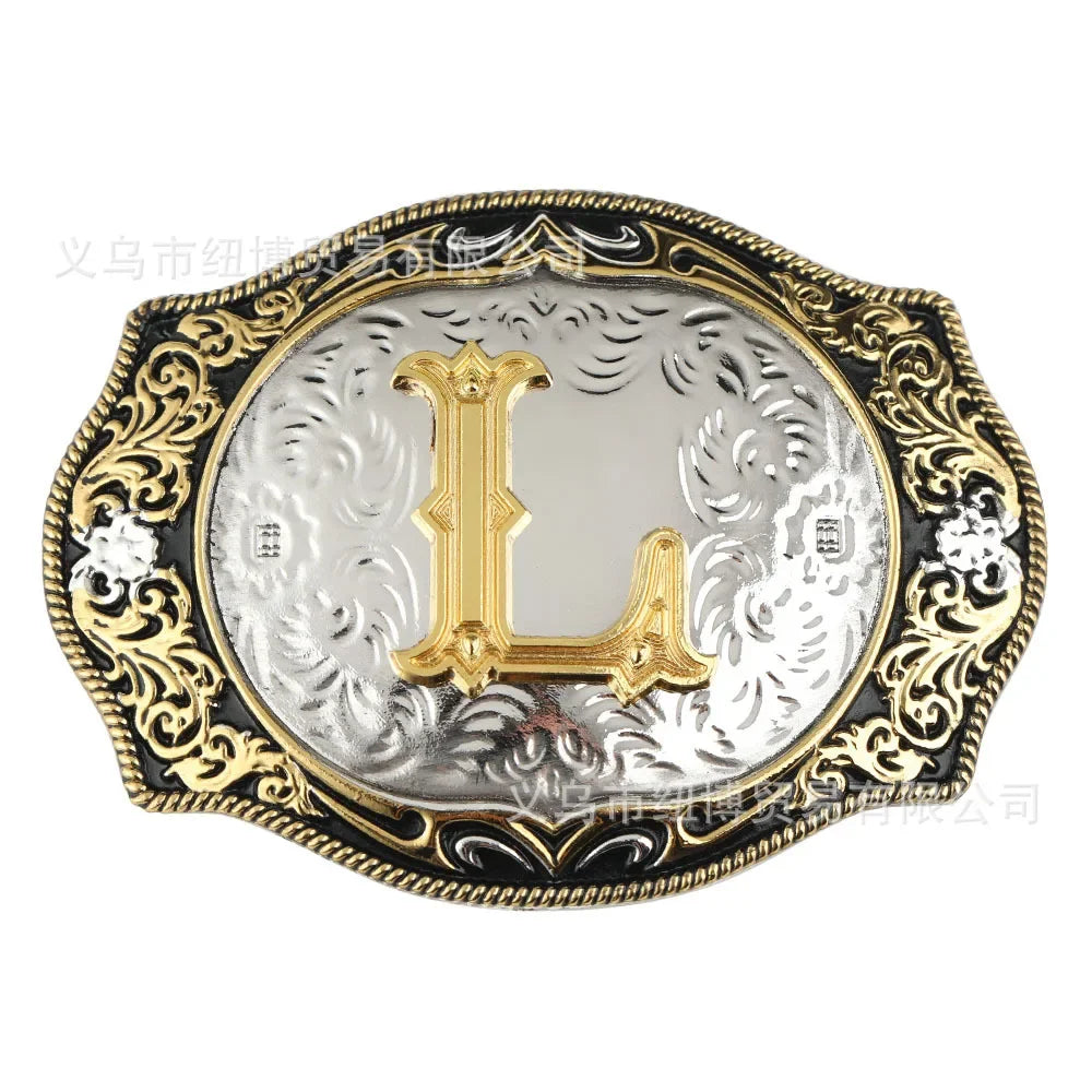 Fivela de Cinto de A a Z Letras