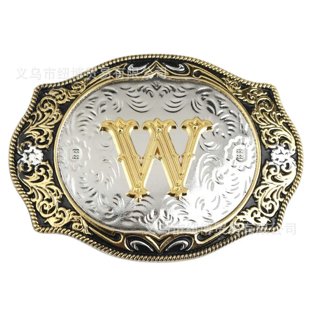 Fivela de Cinto de A a Z Letras