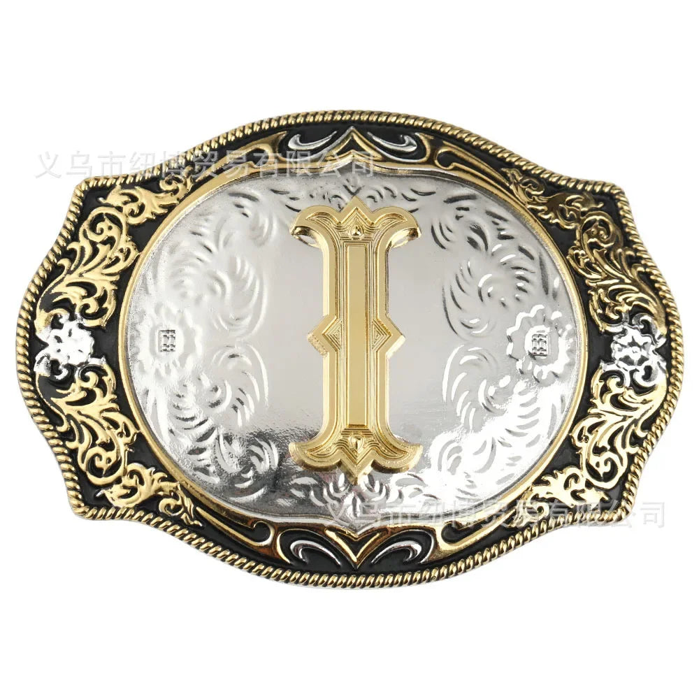 Fivela de Cinto de A a Z Letras