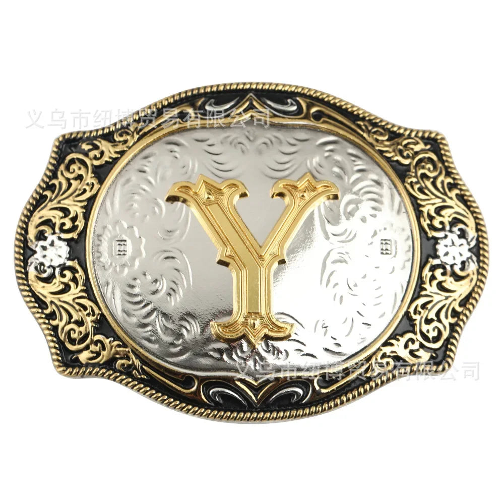 Fivela de Cinto de A a Z Letras