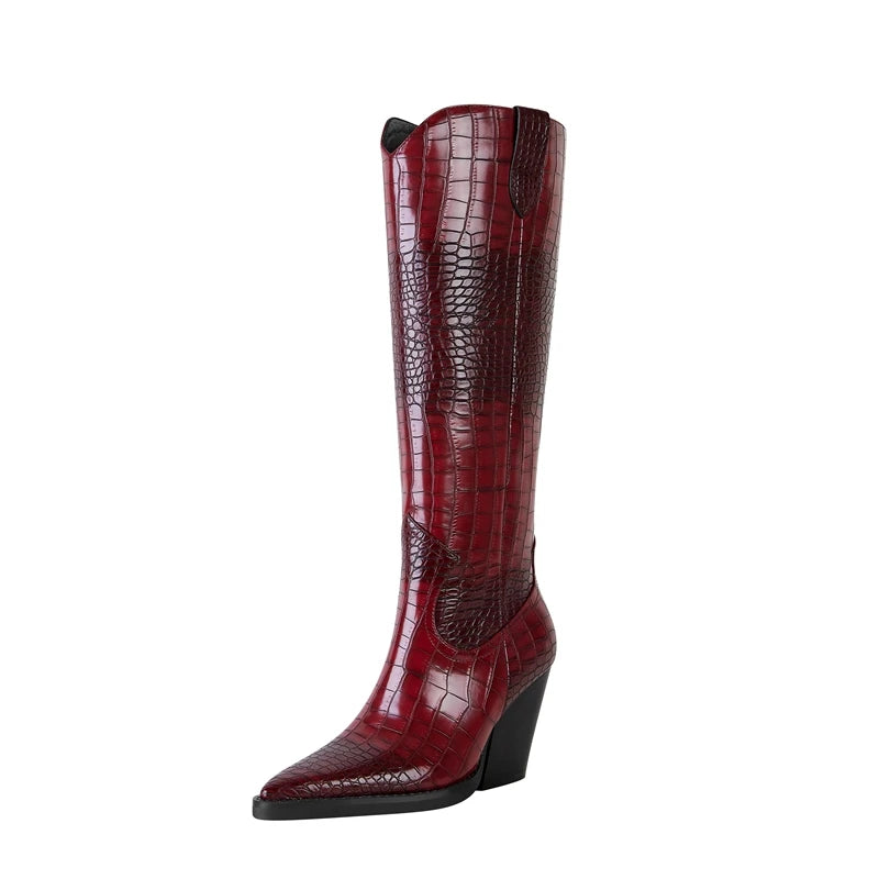 Bota Croco Salto Grosso