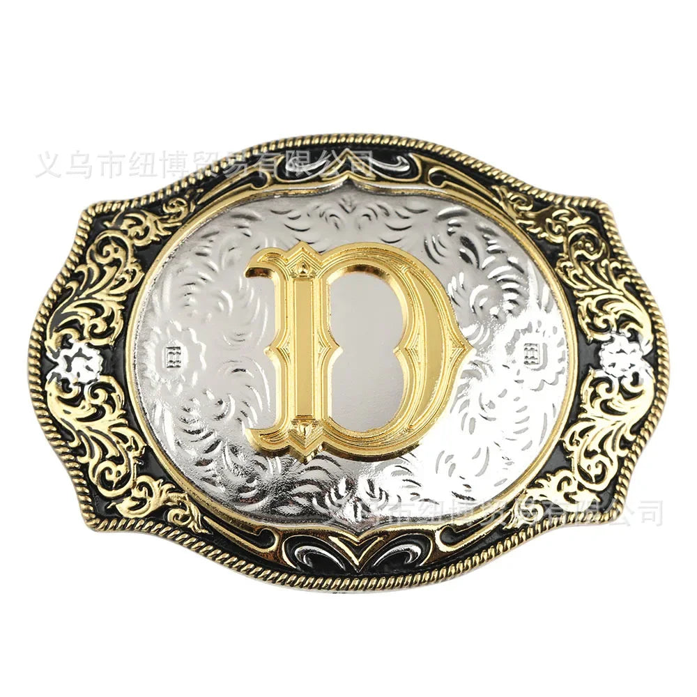 Fivela de Cinto de A a Z Letras