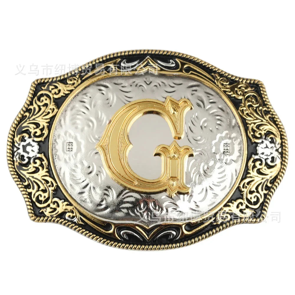 Fivela de Cinto de A a Z Letras