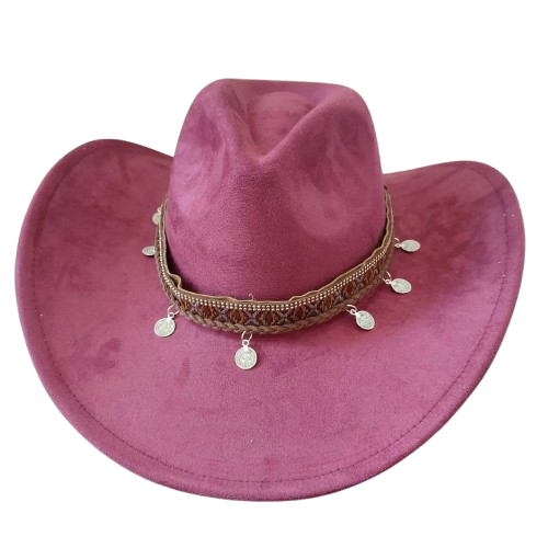 Chapéu Suede Western Wide