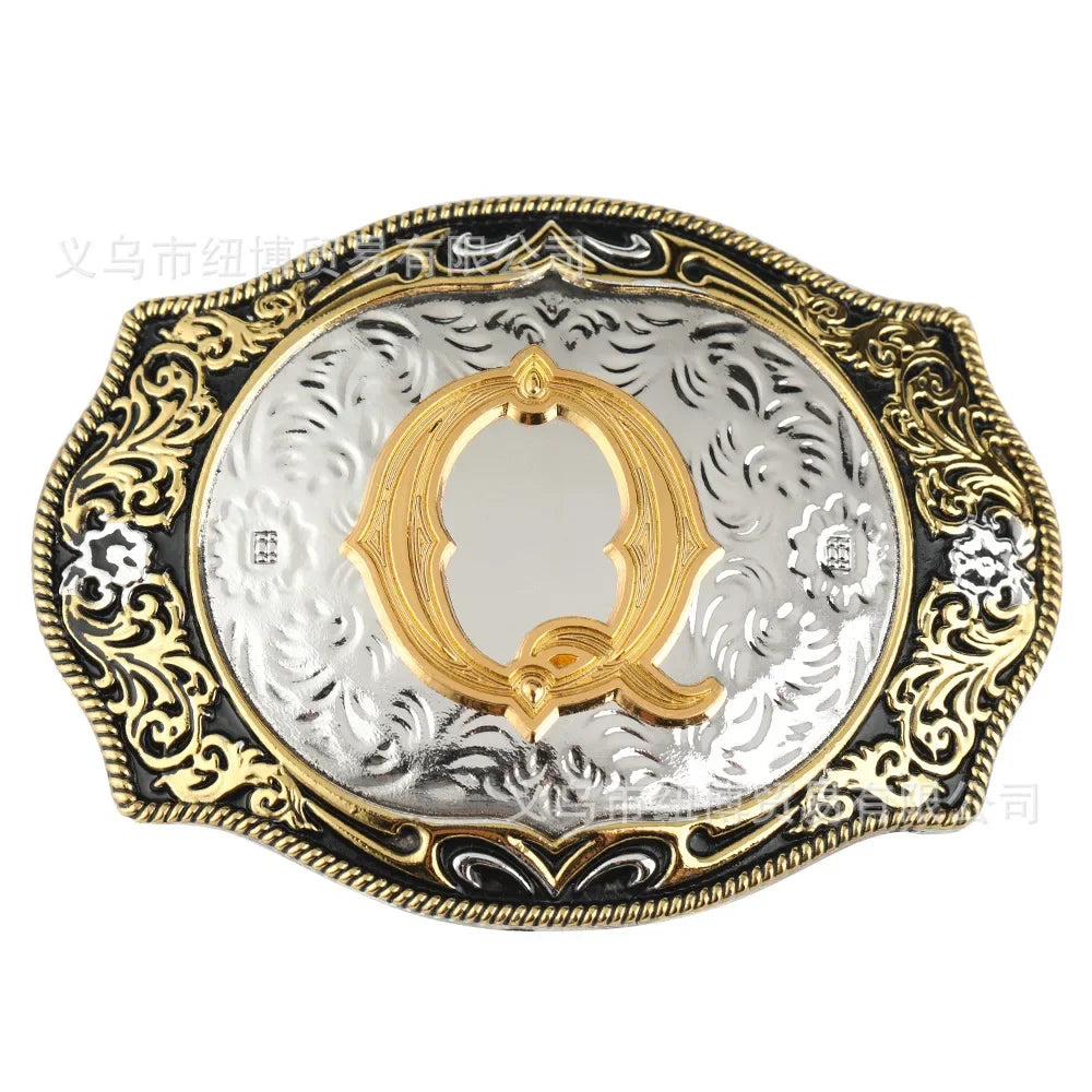 Fivela de Cinto de A a Z Letras