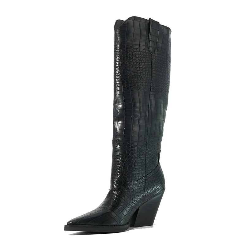 Bota Croco Salto Grosso
