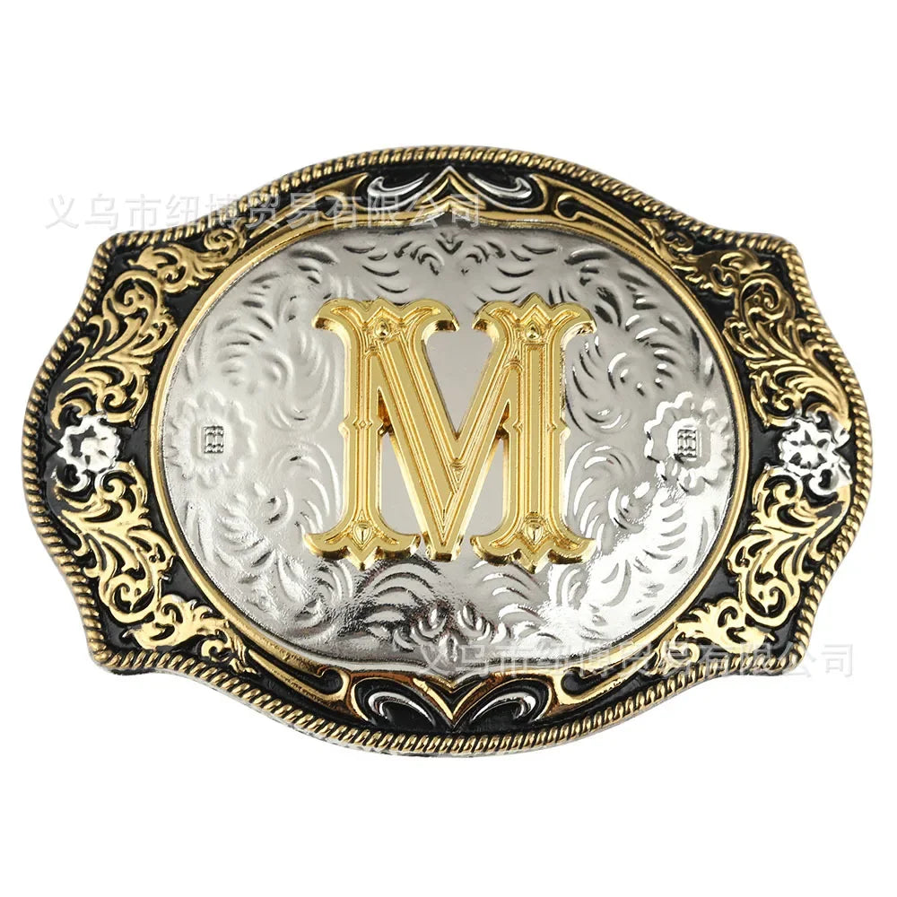 Fivela de Cinto de A a Z Letras